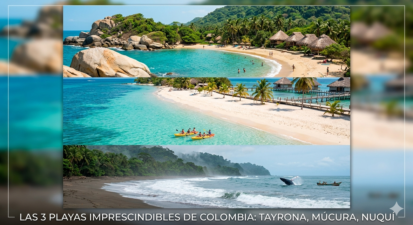 Las 3 Playas que no te puedes perder en Colombia este 2026